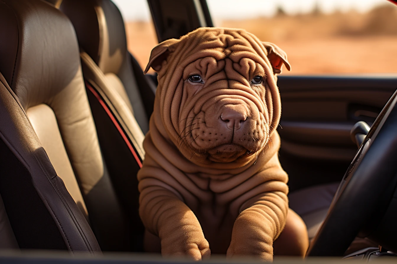 Dog Carrier Purse for Miniature Shar Pei