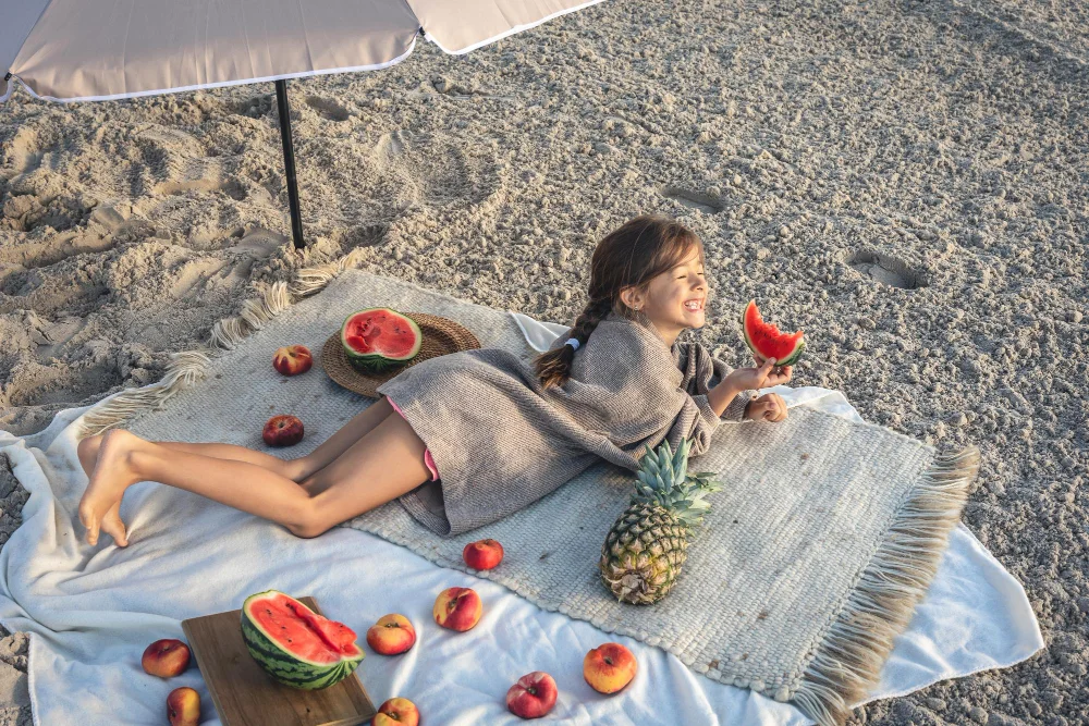 beach sand blanket
